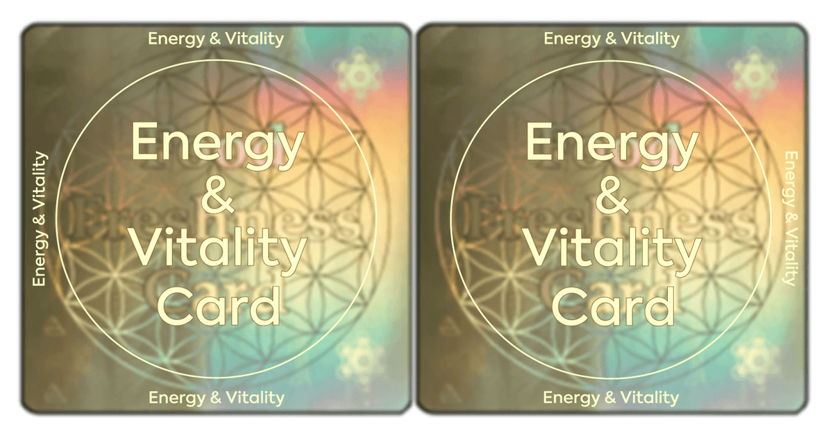 Energy & Vitality Card Natures Frequencies