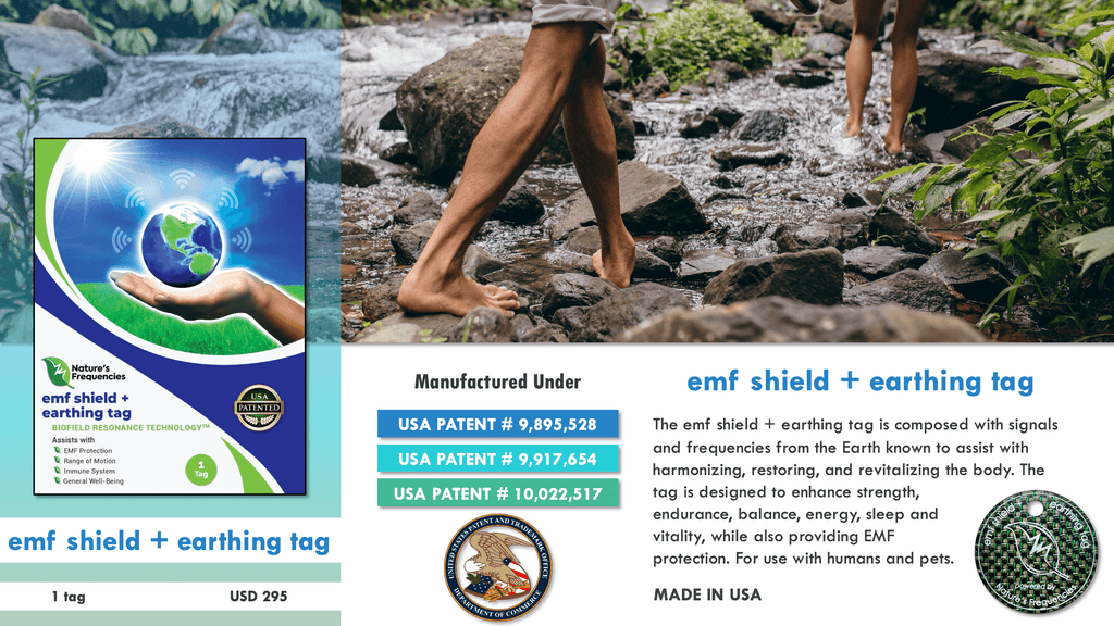 WOW! Tag & EMF Shield + earthing Tag & Priceless Spray Bottle Special! - Natures Frequencies