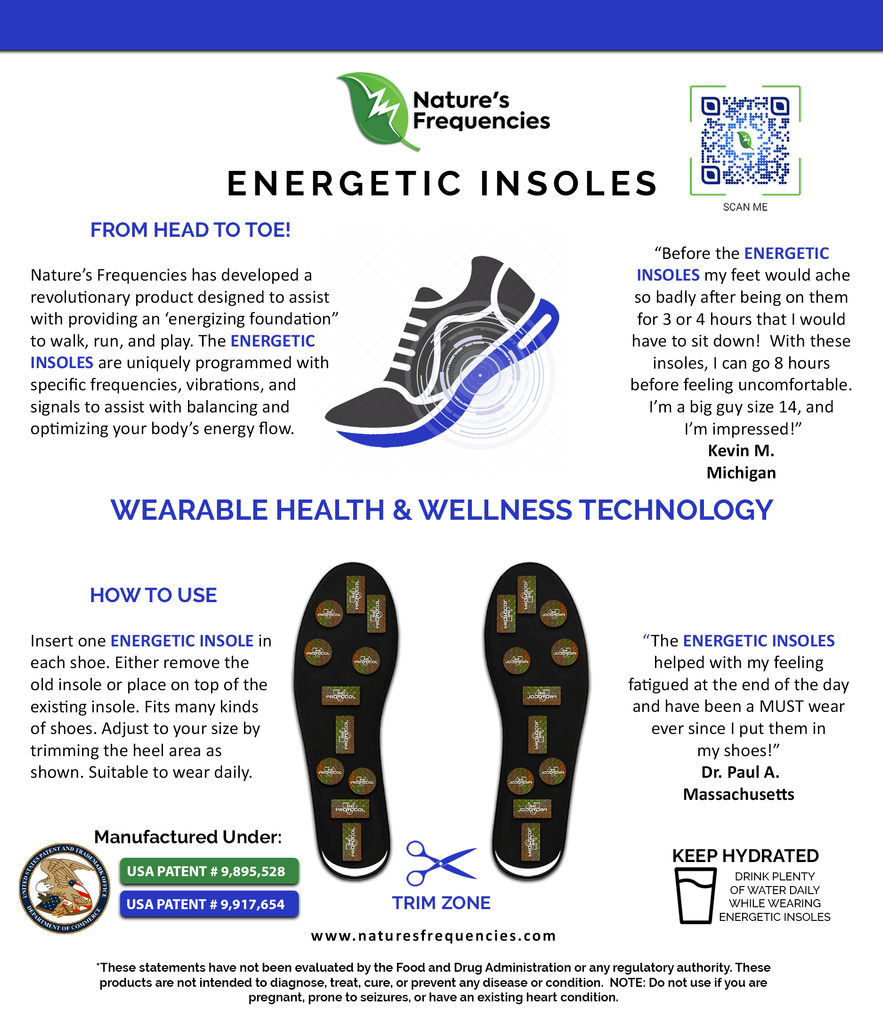 Energetic Insoles - Natures Frequencies